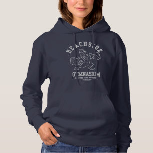 Camiseta "Halterofilismo do ginásio perto da praia" de