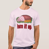 HAM IT UP Funny Holiday Foodie Janta de Natal