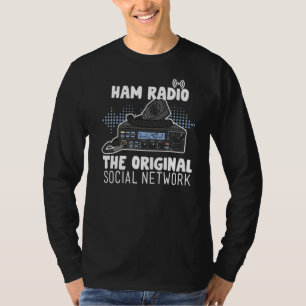 Camiseta Ham Radio A Rede Social Original Amateur Radi