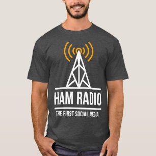 Camiseta Ham Radio As Primeiras Mídias Sociais (1)