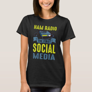 Camiseta Ham Radio As Primeiras Mulheres Na Mídia Social