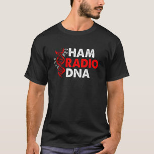 Camiseta Ham Radio DNA Compreende Frequências Ama Amador