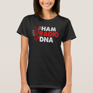 Camiseta Ham Radio DNA Compreende Frequências Ama Amador
