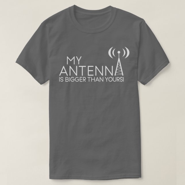 Camiseta Ham Radio Morse Code CB Radio Nerdy Opera CW Geek (Frente do Design)