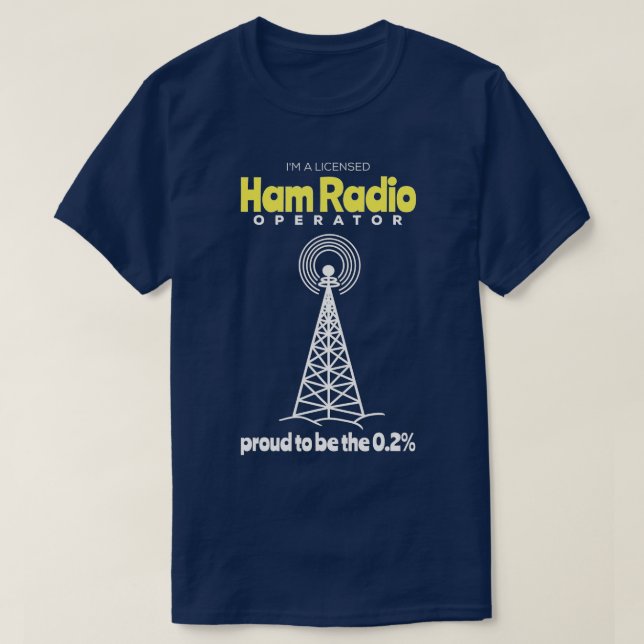 Camiseta Ham Radio Oferece Rádio Amador (Frente do Design)