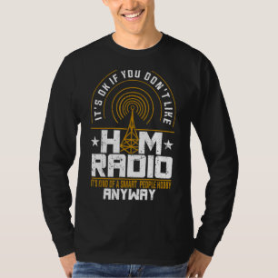 Camiseta Ham Radio Operator Radio Amateur Morse Hobby Code