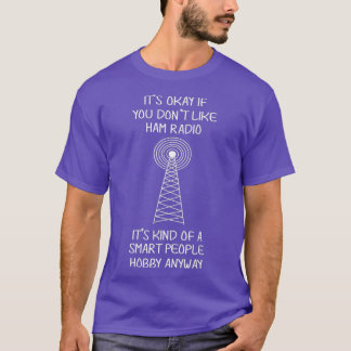 Camiseta Ham Radio Operator Smart Pessoas Hobby Engraçado