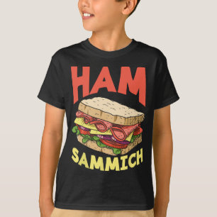 Camiseta Ham Sammich Ham Sandwich Sobre Sanduíche Funny