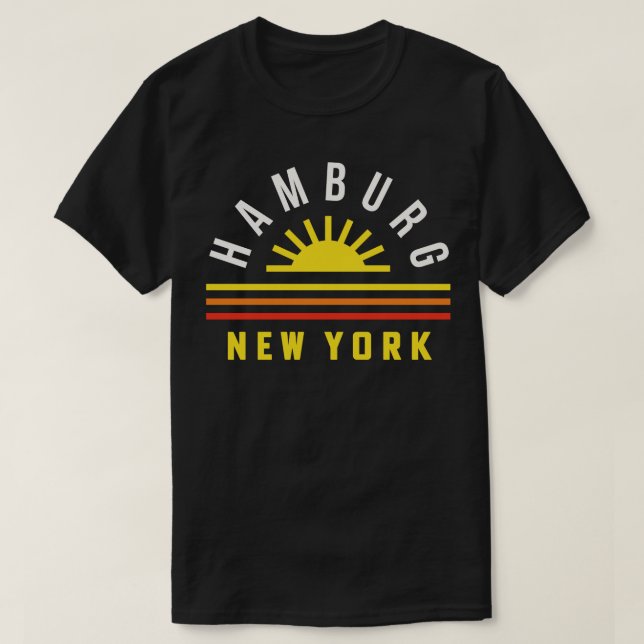Camiseta Hamburg New York Buffalo NY Lake Erie WNY 2 (Frente do Design)