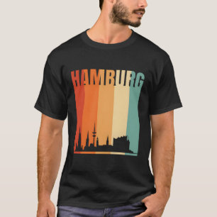 Camiseta Hamburg Skyline