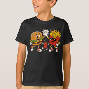 Camiseta Hamburger Batata Frita Ketchup Fast Food Lanches D