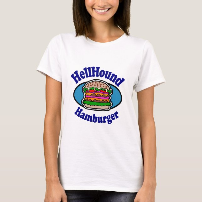 Camiseta Hamburger Hellhound (Frente)