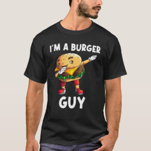 Camiseta Hamburger Para Homens Papa Burger Comida Cheesebur