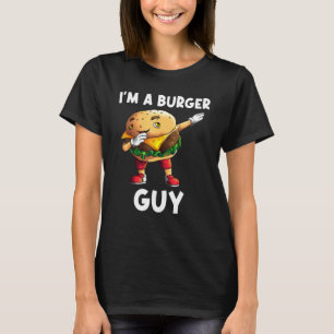Camiseta Hamburger Para Homens Papa Burger Comida Cheesebur
