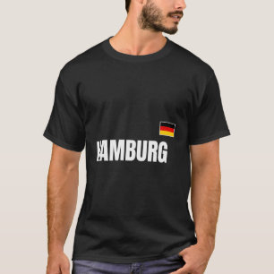 Camiseta Hamburgo Alemanha Bandeira alemã Hamburg