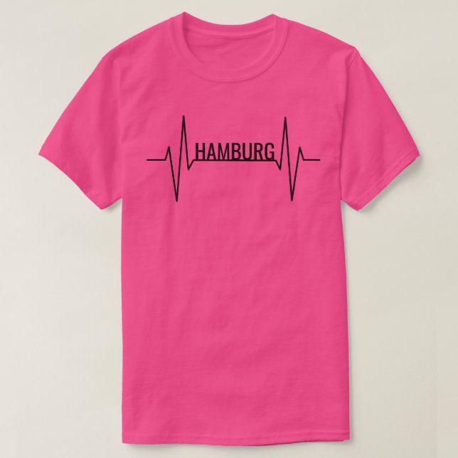 Camiseta Hamburgo Hanseatic City Hearbeat (Frente do Design)