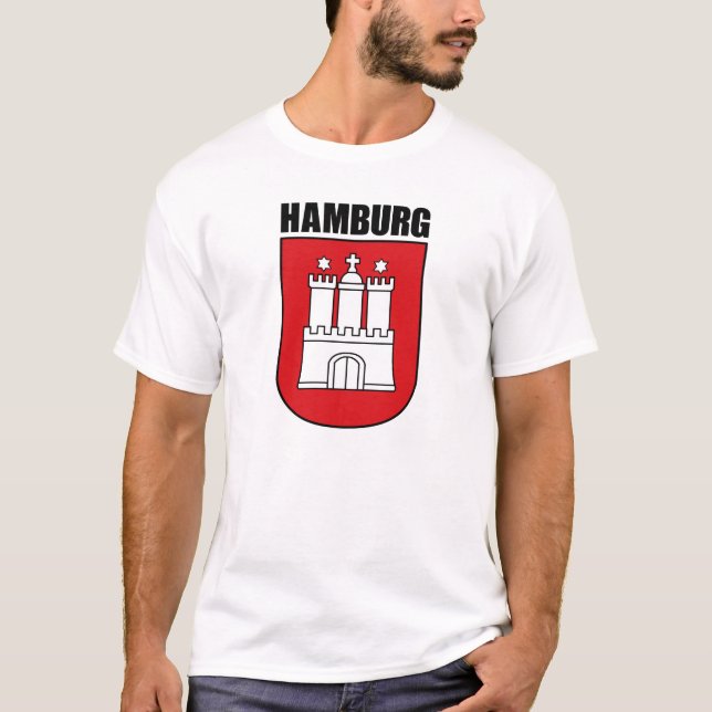 Camiseta Hamburgo (Hansestadt) (Frente)