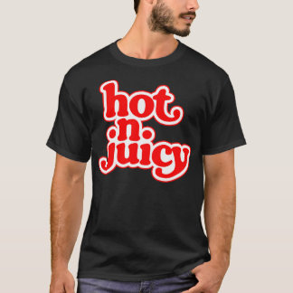 Camiseta Hambúrguer de cheeseburger quente N Suicy 70s comi