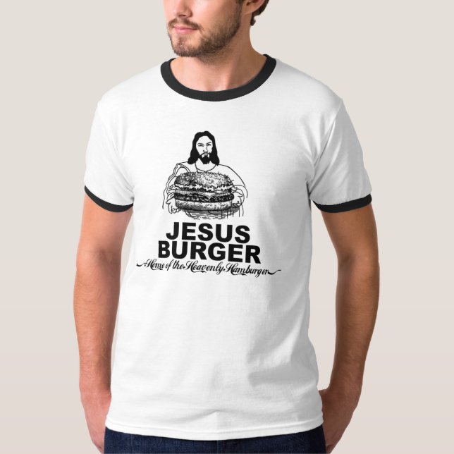 Camiseta Hamburguer de Jesus (Frente)