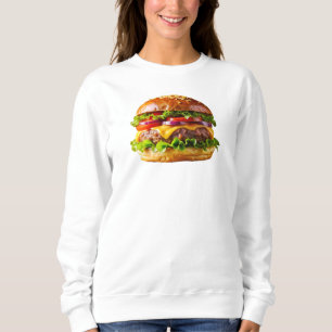 Camiseta Hambúrguer de queijo apetitoso do SlipperyJoe croc