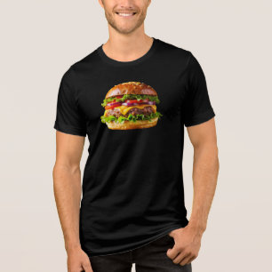 Camiseta Hambúrguer de SlipperyJoe's apetitoso crocante tir