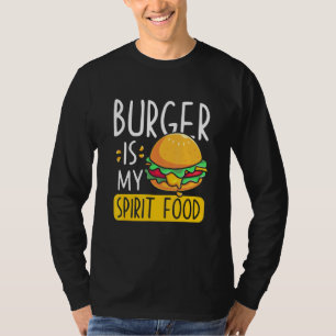Camiseta Hambúrguer É Minha Comida Espiritual - Hambúrguer