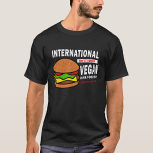 Camiseta Hambúrguer Vegano de Fast Food no Dia Nacional da
