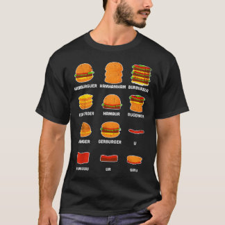 Camiseta Hambúrgueres Hamhamham Burburbur - Hambúrguer