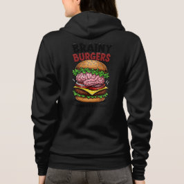 Camiseta Hambúrgueres Inteligentes Casaco com Zíper para Ad