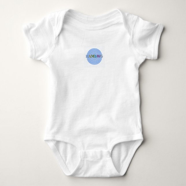 Camiseta HAMbWG - Bebê Boho - Azul Claro (Frente)