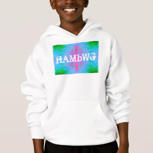 Camiseta HAMbWG - Camisa-T para crianças - Cor-de-rosa azul