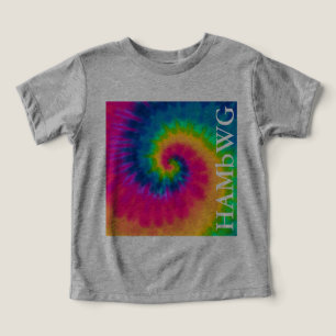 Camiseta HAMbWG - Camisa-T para crianças - Corante-colorido