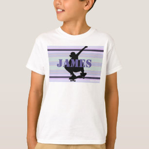 Camiseta HAMbWG - Skateboarder roxo ultra violeta