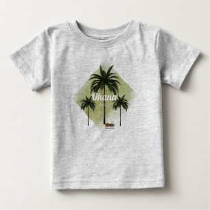 Camiseta HAMbyWG Hawaiin Theme Palm Trees com Ohana