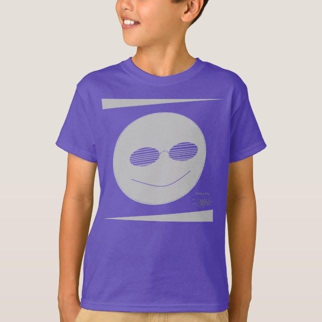 Camiseta HAMbyWG - Sorria face com óculos escuros (Frente)