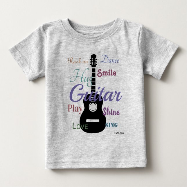 Camiseta HAMbyWG - Tema de Guitarra (Frente)