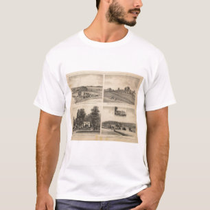 Camiseta Hamilton, Landes, residências de Yates, fazenda e