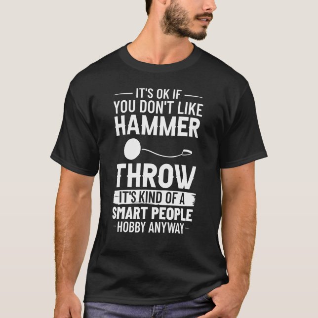 Camiseta Hammer Throwing Track And Field Ball Thrower Train (Frente)