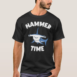 Camiseta Hammer Time Kids Meninas Garotas Tubarão-Hammerhea