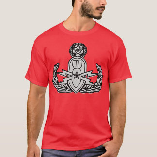 Camiseta Hammerhead significa Marinho EOD Frogman, Red, Sma