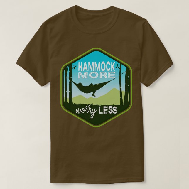 CAMISETA HAMMOCK MAIS PREOCUPADO MENOS GRANDE (Frente do Design)