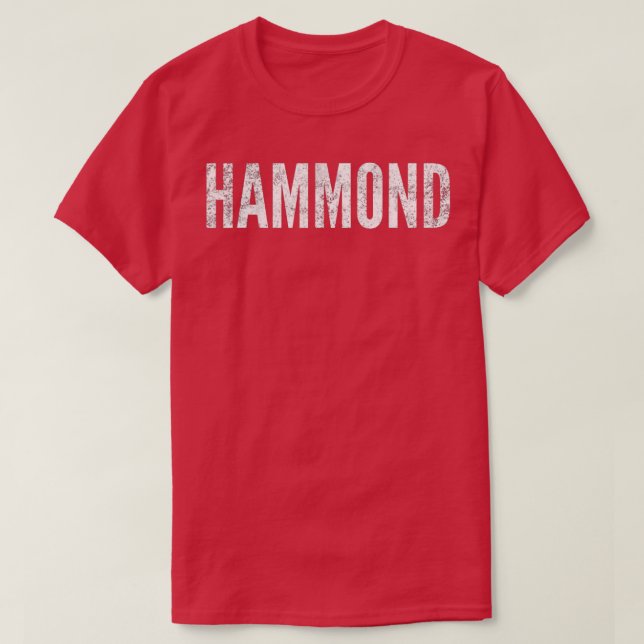 Camiseta Hammond Louisiana  (Frente do Design)