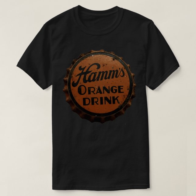 Camiseta Hamms Orange Drink (Frente do Design)