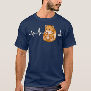 Camiseta Hammy Hamster Heartbeat EKG Heartbeat Hamsters