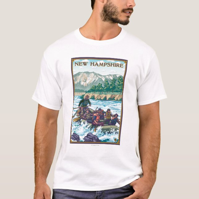 Camiseta HampshireRiver novo que transporta a cena (Frente)