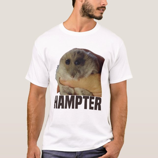 Camiseta Hampter Meme Gif Funny Hamster (Frente)