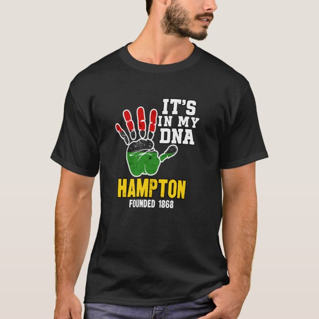 Camiseta Hampton, HU, Lembrança Design HBC (Frente)