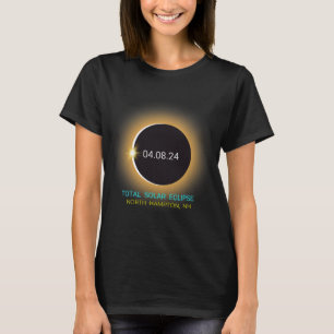 Camiseta Hampton Nh Total Eclipse Solar 040824 New Hampshir