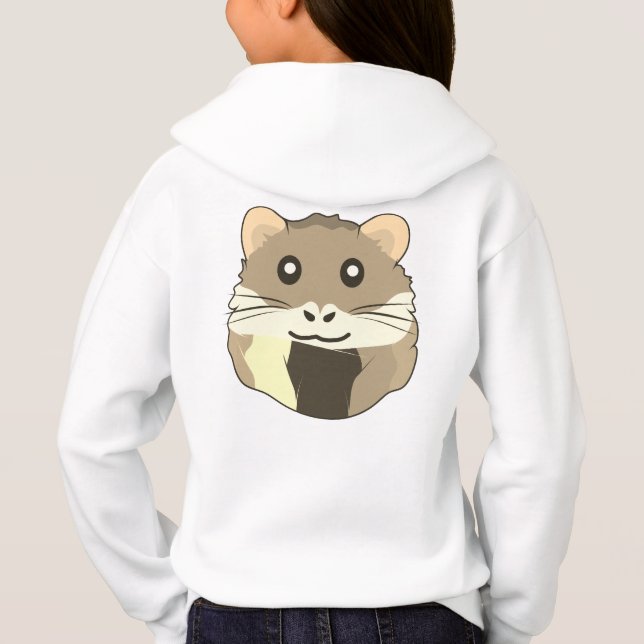 Camiseta Hamster alegre e alegre (Verso)