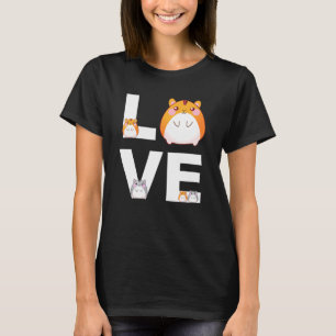 Camiseta Hamster Amor Bons Hamsters Animais Pets